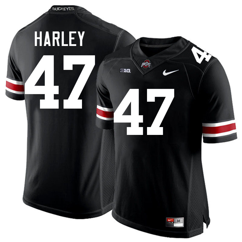 Chic Harley Ohio State Buckeyes Jersey College Football Uniforms-Black